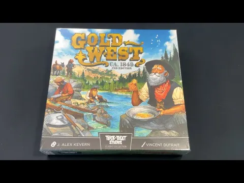 TDG: Gold West 2nd Edition unboxing with Ray