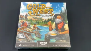 TDG: Gold West 2nd Edition unboxing with Ray