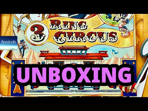 3 Ring Circus Board Game | Unboxing (No Talking)