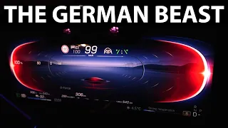 Mercedes EQS SUV 580 4Matic acceleration, braking and noise test