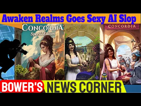 Awaken Realms AKA Gamefound Goes Sexy AI Slop for One of the greatest boardgames ever, Concordia