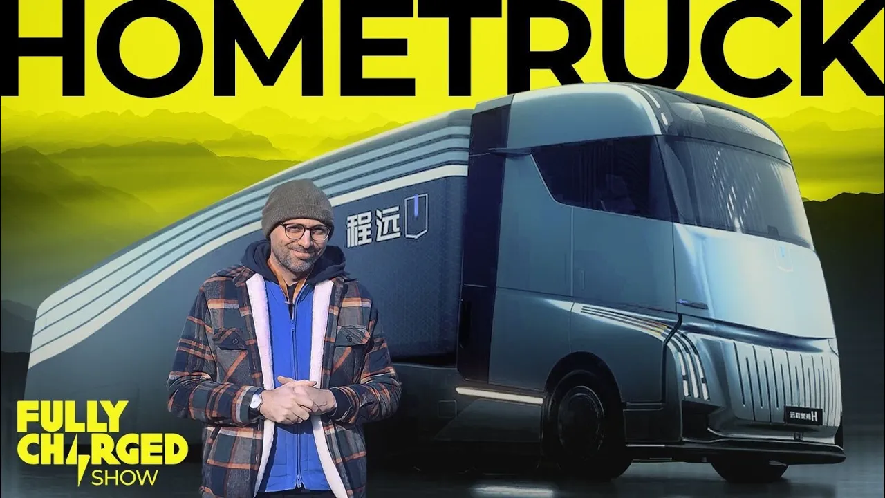 Meet China's answer to the Tesla Semi! Farizon Auto Homtruck