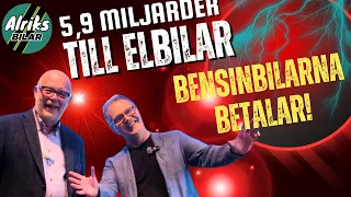 5,9 miljarder till elbilar - bensinbilisterna betalar! Plus: Skattefri el till elbilister!
