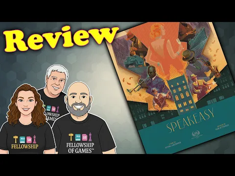 Speakeasy Board Game Review (2025) | Heavy Strategy Mafia Euro by Vital Lacerda