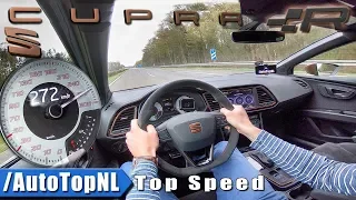 SEAT LEON CUPRA R 272km/h TOP SPEED on AUTOBAHN by AutoTopNL