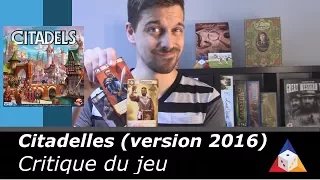 Citadelles (version 2016) - Critique du jeu