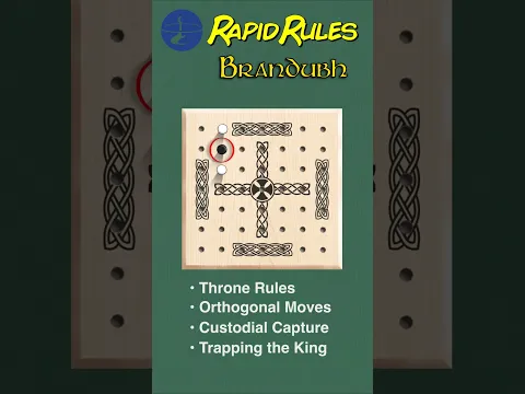 How to play Brandubh and Fichneal - Ancient Irish Board Games.