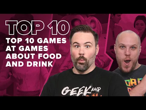 Top 10 Games at Games About Food and Drink - BGG Top 10 w/ The Brothers Murph