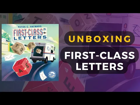 First-Class Letters Board Game Unboxing | DaniCha