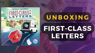 First-Class Letters Board Game Unboxing | DaniCha
