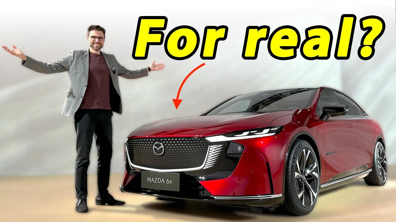 The all-new Mazda 6 is a Tesla Model 3 hunter! Mazda 6e REVIEW (EZ-6)