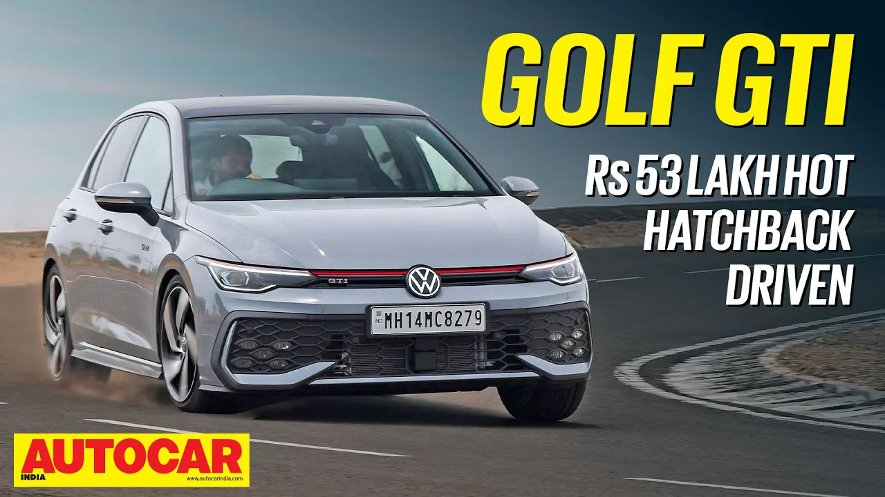 Volkswagen Golf GTI review - Unhinged fun… for a price | First Drive | Autocar India