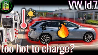 Does the VW Id.7 have a heat problem when charging?
