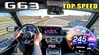 2026 Mercedes AMG G63 is a V8 ICON on the GERMAN AUTOBAHN!