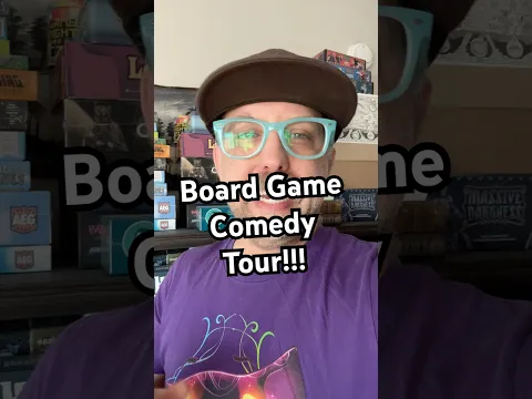 Board Game Comedy Tour is Coming Together! #boardgames #boardgamecafe #tabletopgames #gamenight