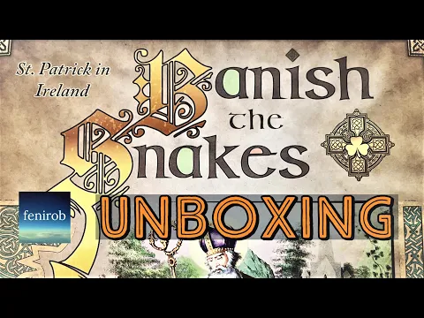 Banish The Snakes Board Game | Unboxing (No Talking)
