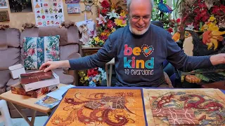 Unboxing Luxury Edition Tsuro out from the wooden box