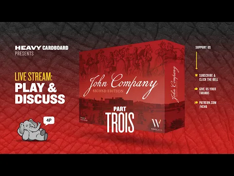 John Company 2nd Edition - 4p Rolling Teach, Play-through, & Round Table by Heavy Cardboard