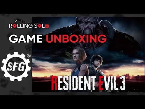 Resident Evil 3: The Board Game | Game Unboxing