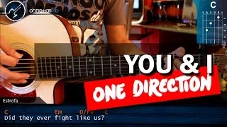 Cómo tocar &quot;You & I&quot; de One Direction en Guitarra Acústica (HD) Tutorial - Christianvib