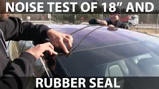 Model 3 noise test with 18" wheels and Wind Guard