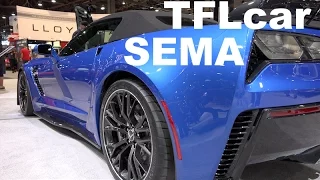 Watch the 2015 Chevy Z06 Convertible roll out on stage at SEMA