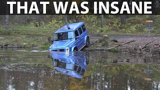 Mercedes G580 Electric Geländewagen off-roading