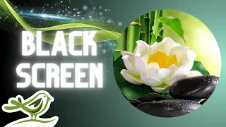 Lotus Flower | Black Screen & Soothing Sleep Music with Water Sounds by Peder B. Helland