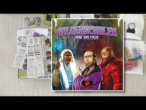 Gildenschulen von Valeria - Unboxing, Sleeves [Schwerkraft Verlag]