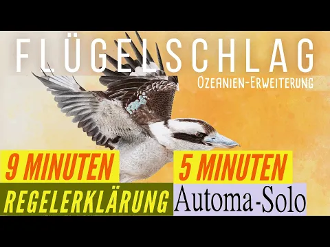 Flügelschlag Ozeanien Erweiterung - Regeln - Aufbau - Anleitung + Automa Solo