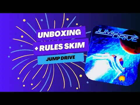 Unboxing and Rules skim through of Jump Drive - Rio Grande Games