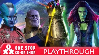 Marvel Champions | Gamora (Aggression) & Nebula (Leadership) vs Thanos | with Peter & Terence