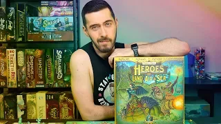 Prep & Play: How to play Heroes of Land. Air & Sea SOLO in 7 minutes!