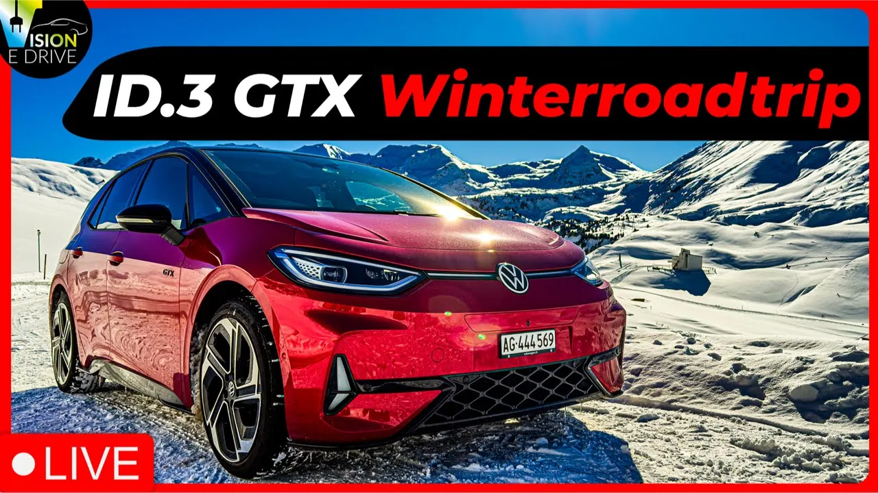 LIVE aus dem VW ID.3 GTX Performance - Mit Heckantrieb durch den Schnee!