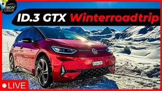 LIVE aus dem VW ID.3 GTX Performance - Mit Heckantrieb durch den Schnee!