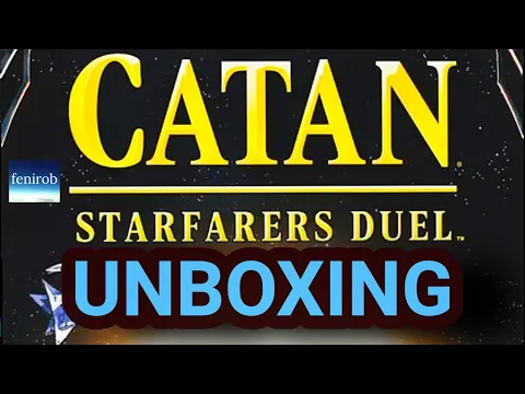 CATAN: Starfarers Duel Board Game | Unboxing (No Talking)
