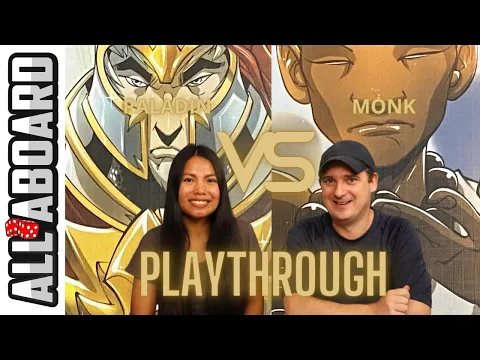 DICE THRONE | Board Game | How to Play Dice Throne & 2 Player Playthrough | Paladin vs Monk