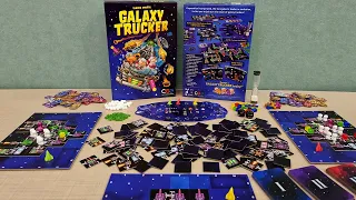 Galaxy Trucker 2nd Edition (2021) - Kutu Oyunu Açılımı Falan - ASMR Board Game Unboxing