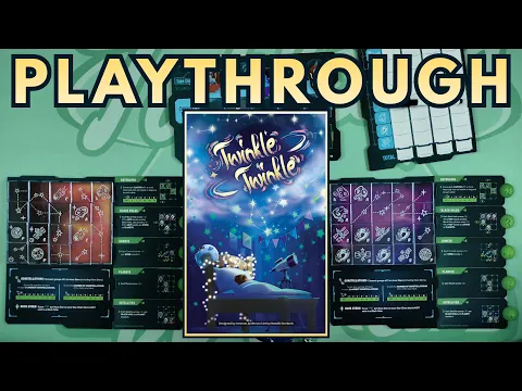 Twinkle Twinkle Board Game Tutorial & Playthrough