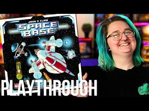 In Space No One Can Hear You Base - Space Base Boardgame Playthrough