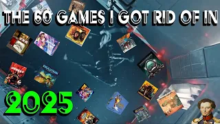 The games I got rid of in 2025