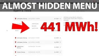 How to see your Tesla free kWh credit balance