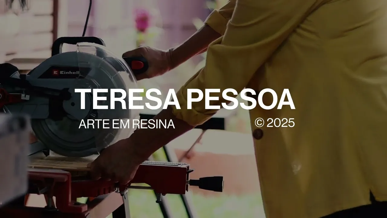 Vídeo de Teresa Pessoa | Arte em Resina