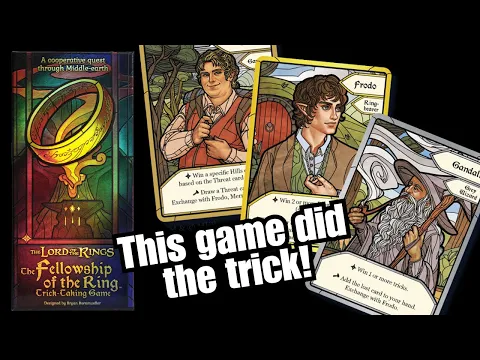 How to win tricks in: The Fellowship of the Ring: Trick-Taking Game