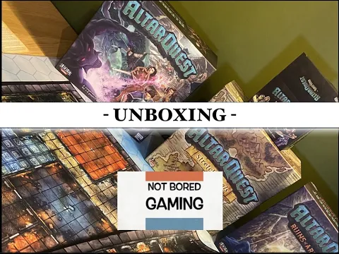 Altar Quest - UNBOXING - Not Bored Gaming