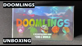 Unboxing Doomlings card game