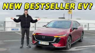 Mazda 6e driving REVIEW with Autobahn range and charging test! Alternative to the Tesla Model 3?