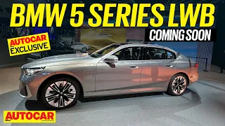 BMW i5 LWB - Long wheelbase 5 Series coming to India | Walkaround | @autocarindia1