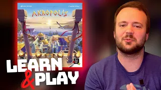 Akropolis Solo Mode How To Play & Playthrough!