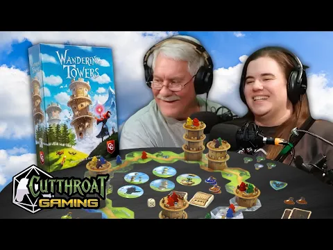 The Wandering Towers Board Game Playthrough | Magical Tower Mayhem